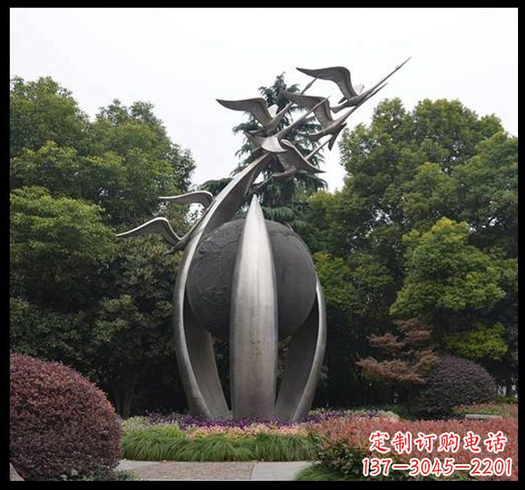 泸州不锈钢天鹅雕塑