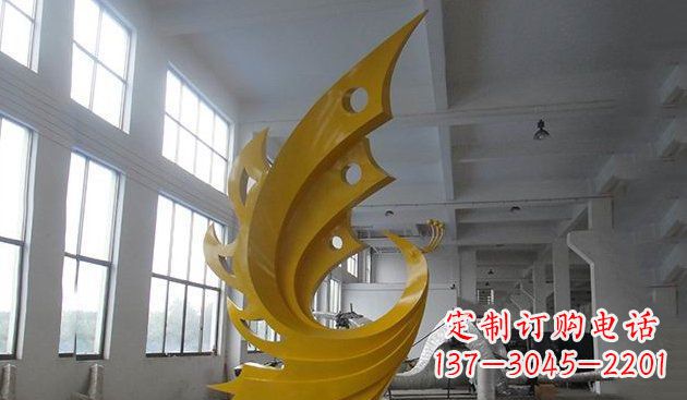 泸州不锈钢凤凰雕塑——给生活添彩