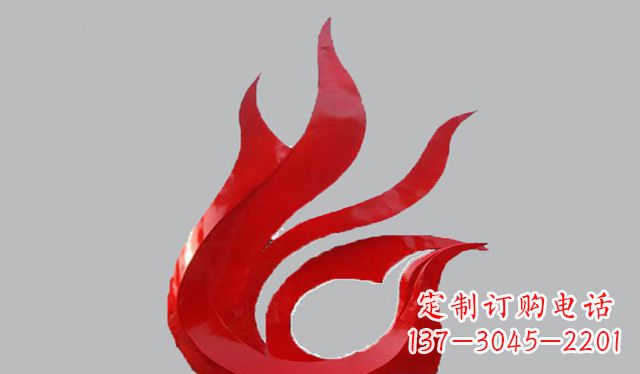 泸州不锈钢凤凰雕塑——传承古代文化之美