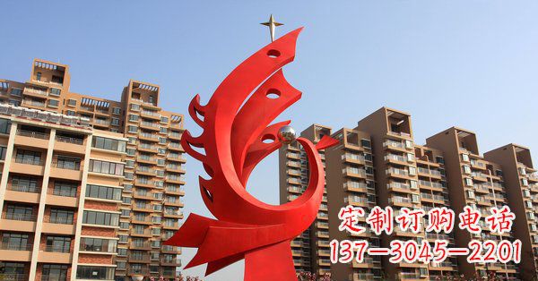 泸州凤凰灿烂的不锈钢雕塑