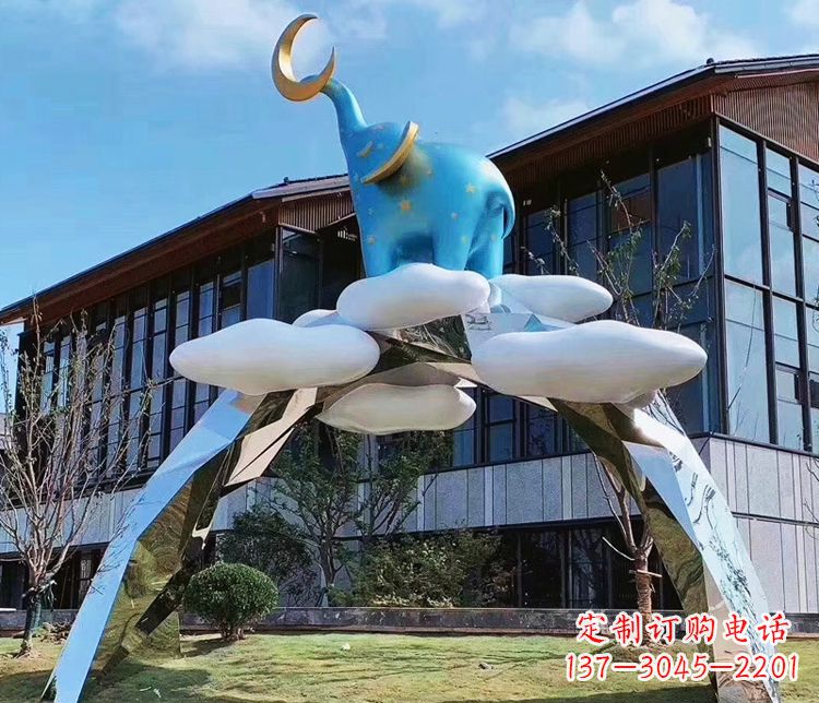 泸州精美不锈钢拱门雕塑