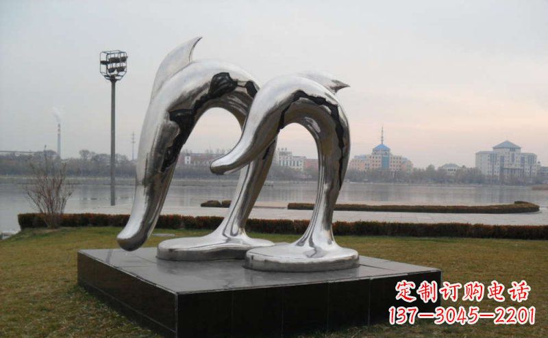 泸州精致的不锈钢海豚雕塑