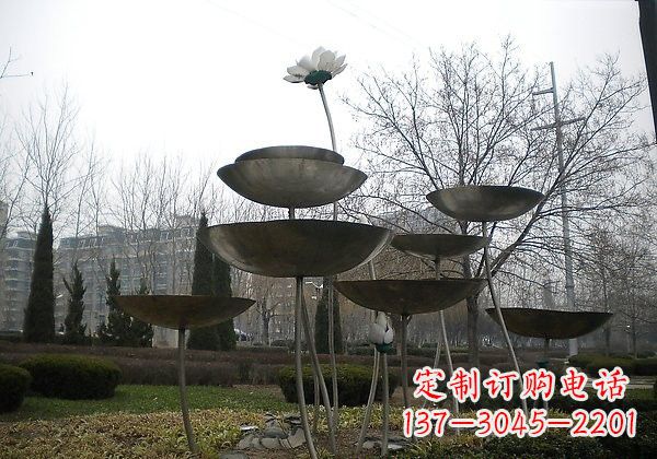 泸州不锈钢荷花雕塑浪漫与优雅的融合