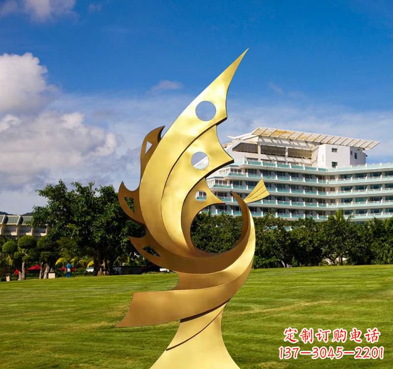 泸州不锈钢凤凰雕塑精致而古典