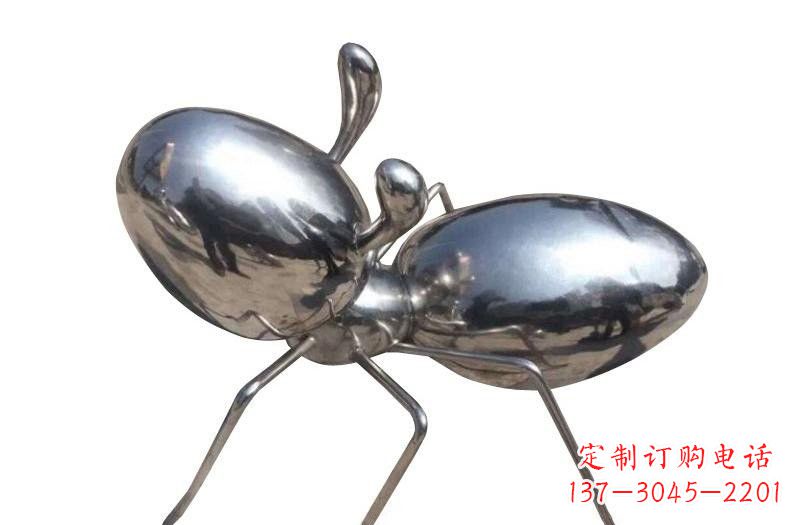 泸州不锈钢抽象蚂蚁雕塑