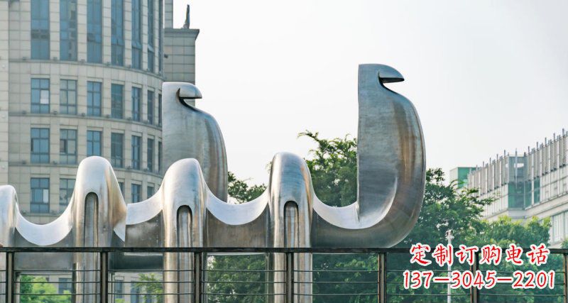 泸州不锈钢骆驼给街边带来美丽
