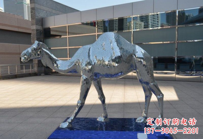 泸州不锈钢骆驼雕塑
