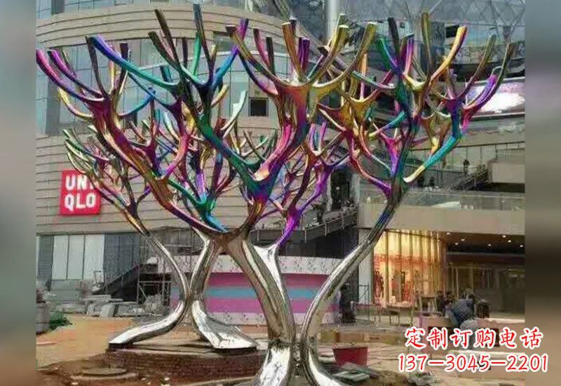 泸州不锈钢树枝雕塑自然的美丽