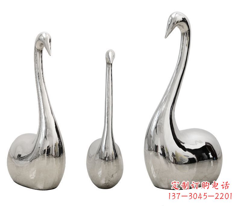 泸州精美不锈钢天鹅雕塑
