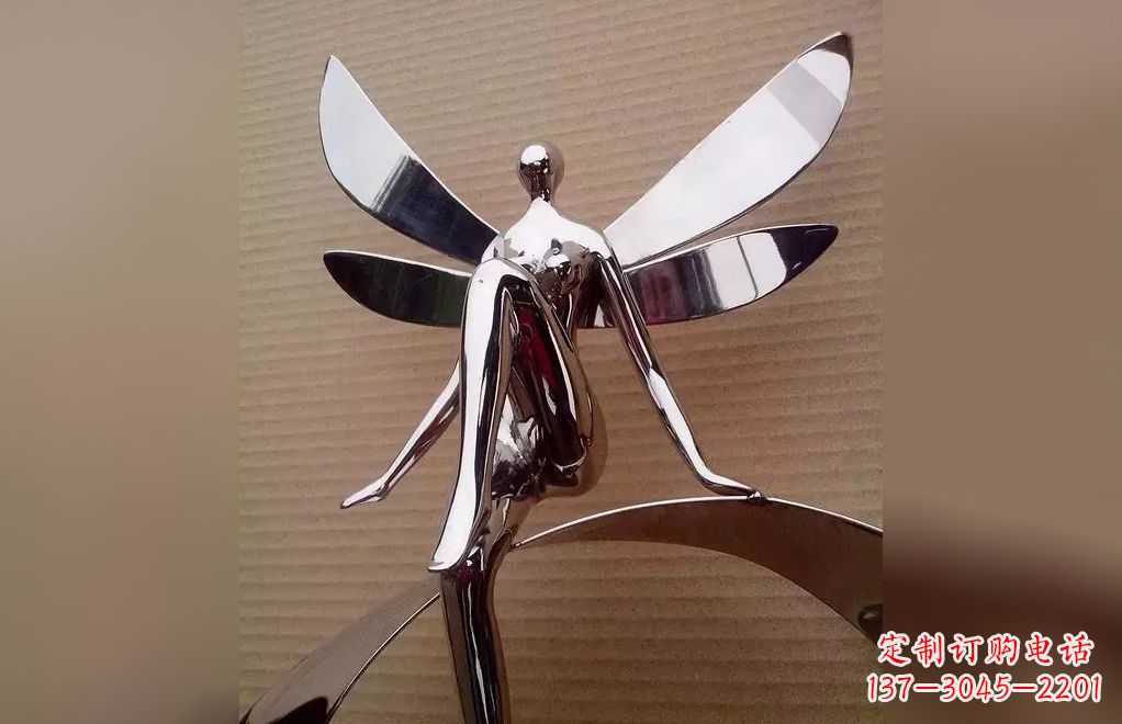 泸州不锈钢天使雕塑