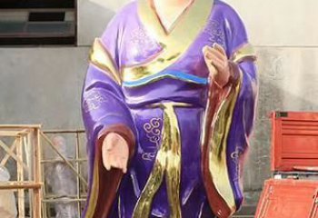 泸州玻璃钢宗教庙宇彩绘八仙神像