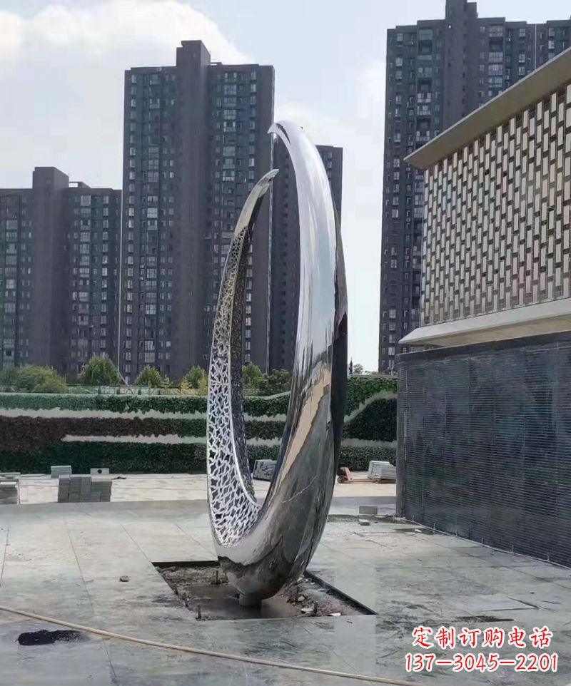 泸州精美不锈钢月亮雕塑