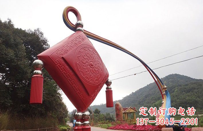 泸州精美不锈钢拱门雕塑