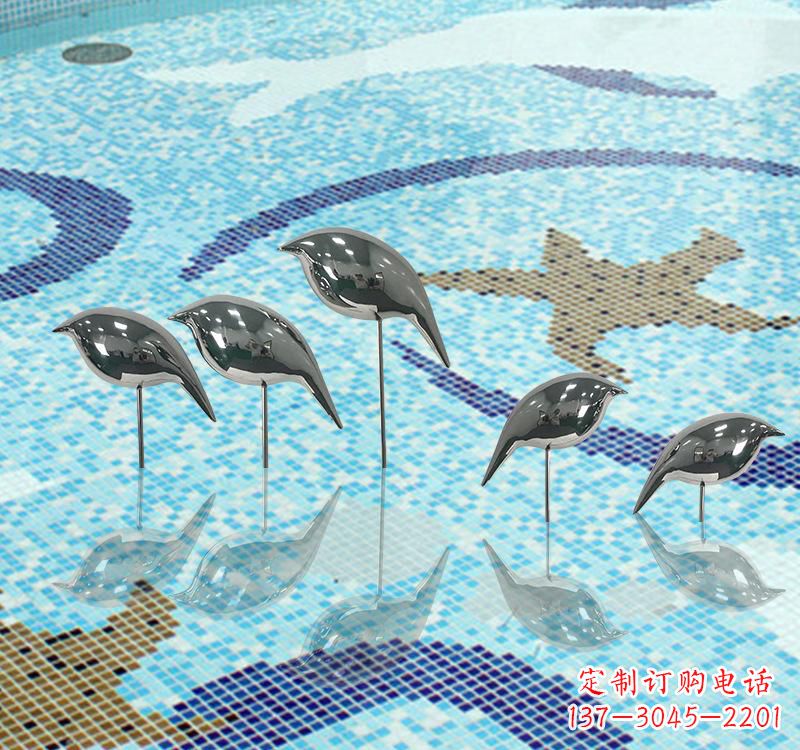 泸州不锈钢创意鸽子雕塑展现精致美感