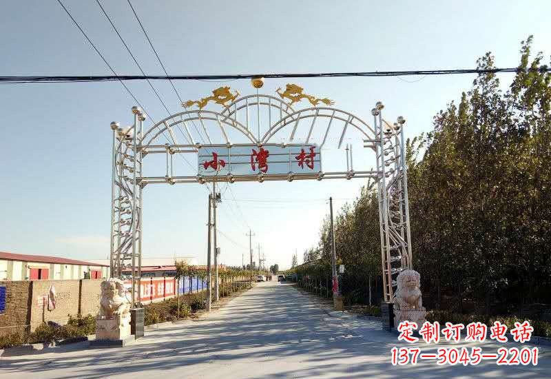泸州不锈钢牌坊雕塑让美丽的传统永存