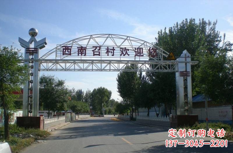 泸州不锈钢牌坊雕塑传承传统文化