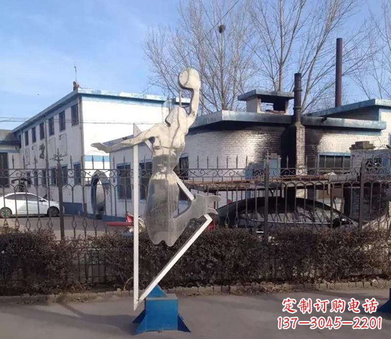 泸州不锈钢打高尔夫雕塑