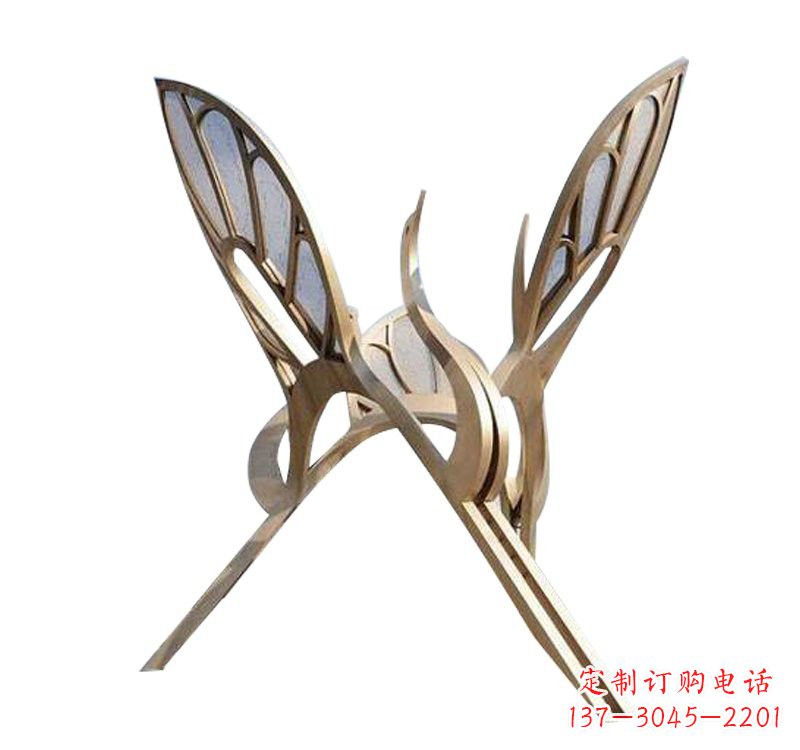 泸州精美的不锈钢仙鹤雕塑