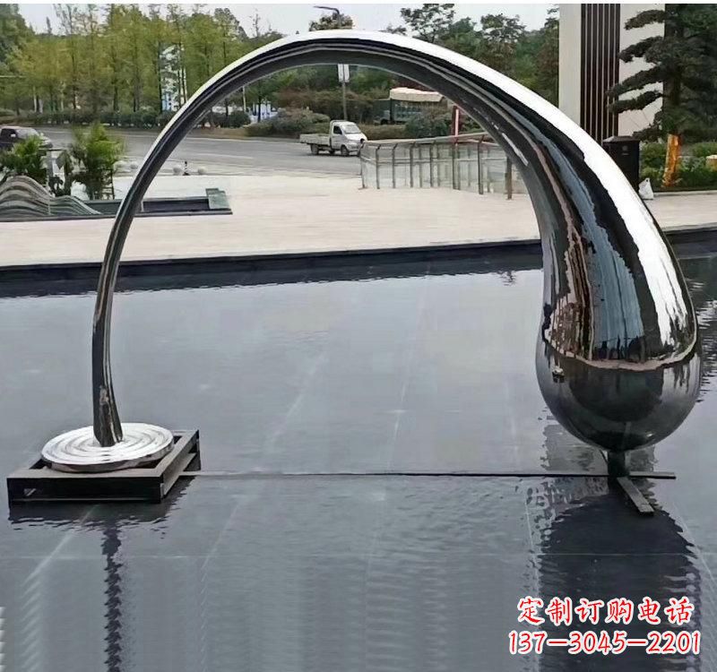 泸州不锈钢大型水滴雕塑让艺术融入生活