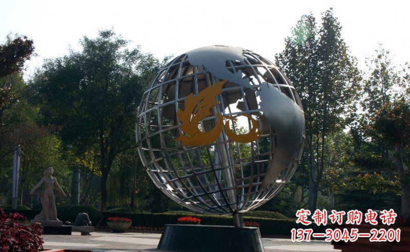 泸州不锈钢地球雕塑一件具有意义的艺术品