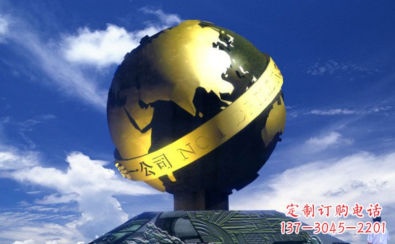 泸州不锈钢地球雕塑传承持久的环保理念