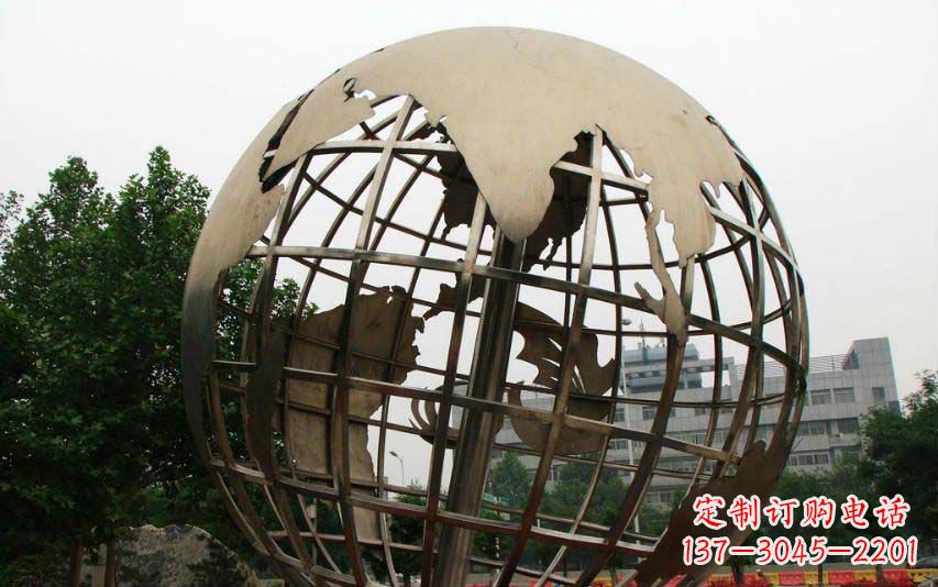 泸州不锈钢地球雕塑精彩的艺术景观