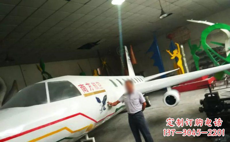 泸州不锈钢飞机雕塑精美的艺术作品