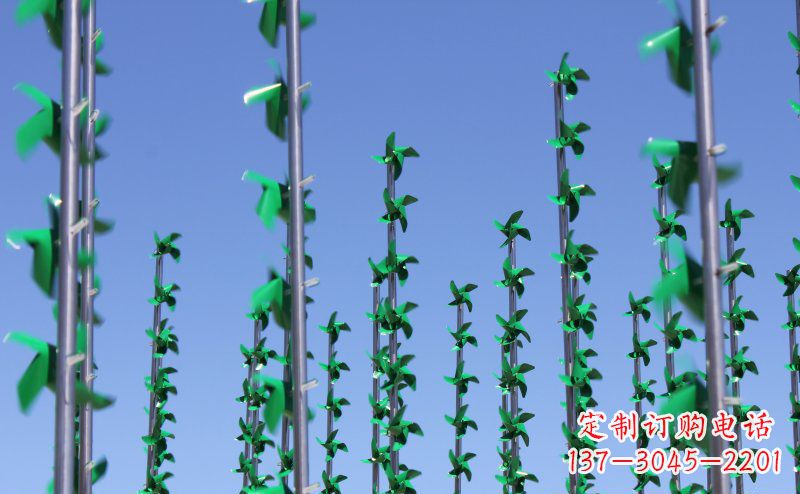 泸州不锈钢风车雕塑灵动而又精致