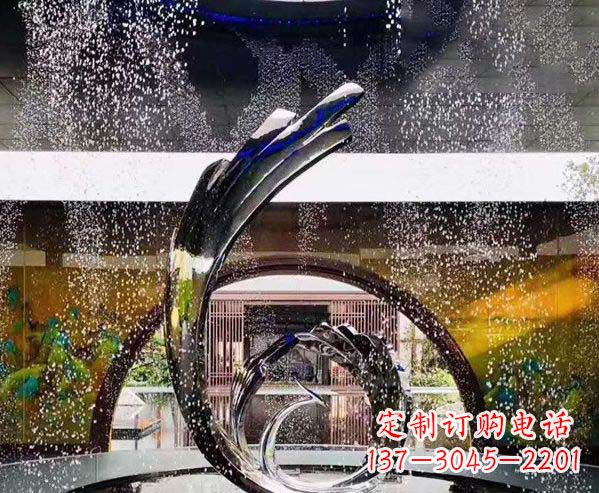 泸州凤凰雕塑优雅的不锈钢艺术