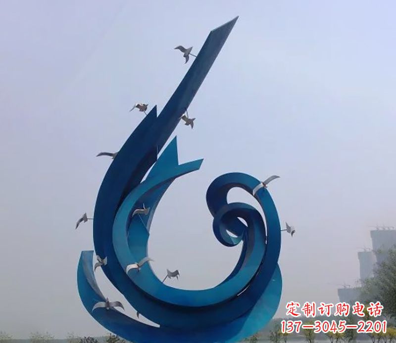 泸州不锈钢鸽子雕塑雕刻着永恒与美丽