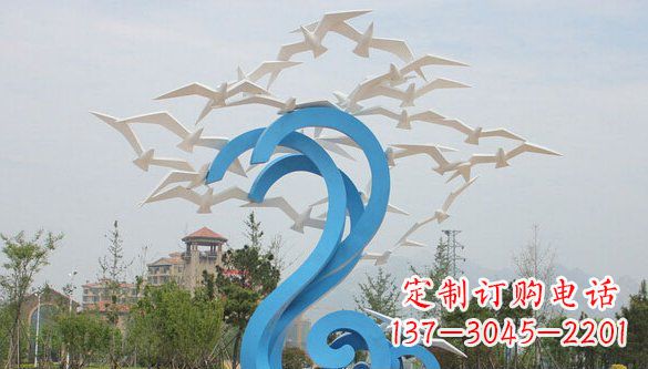 泸州鸽子雕塑不锈钢的象征