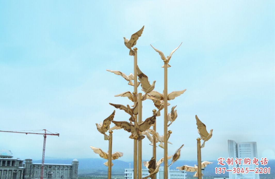 泸州鸽子雕塑,传承着美好的历史