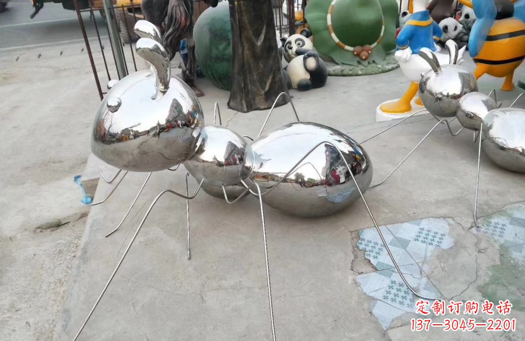 泸州精致雕塑——不锈钢蚂蚁