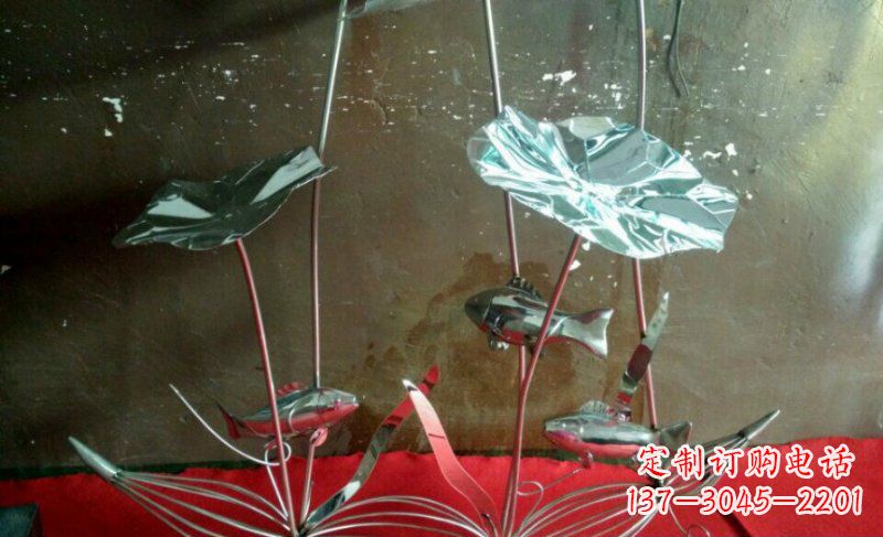 泸州不锈钢荷花雕塑
