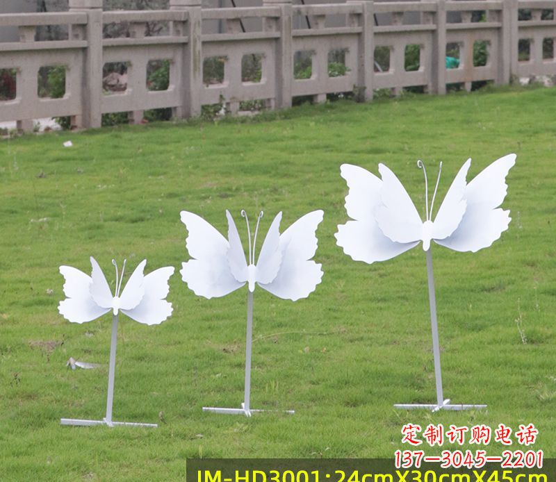 泸州不锈钢蝴蝶组合雕塑精美的艺术品