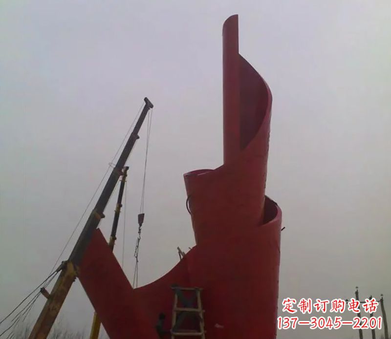 泸州不锈钢火炬雕塑点燃社会进步的火炬