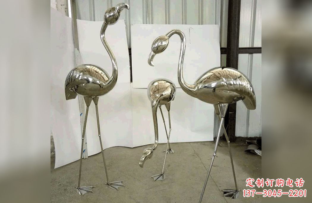 泸州不锈钢火烈鸟——雕塑之美
