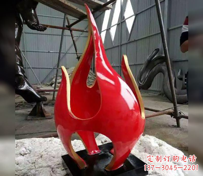 泸州不锈钢火龙果雕塑传承传统文化的艺术品
