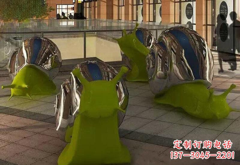 泸州不锈钢蜗牛雕塑融合现代技术与传统艺术