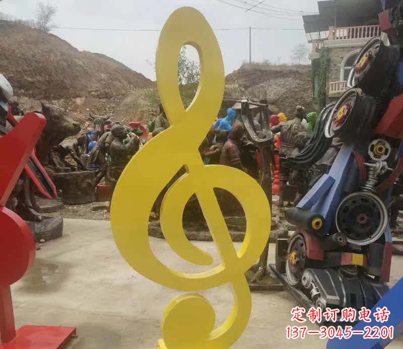 泸州不锈钢音符雕塑美丽而持久的艺术