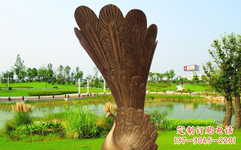 泸州不锈钢孔雀展翅高飞