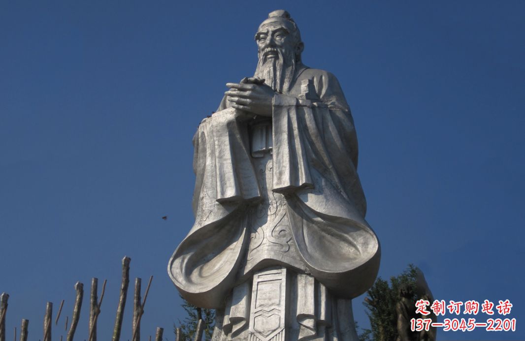 泸州不锈钢孔子人物雕塑——传承中华文化的精神象征