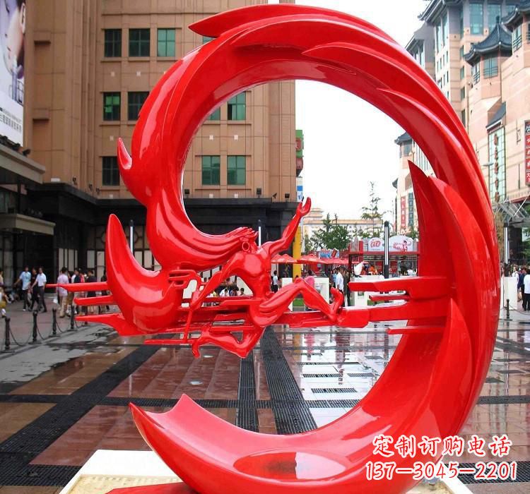 泸州夸父雕塑一种不锈钢的艺术