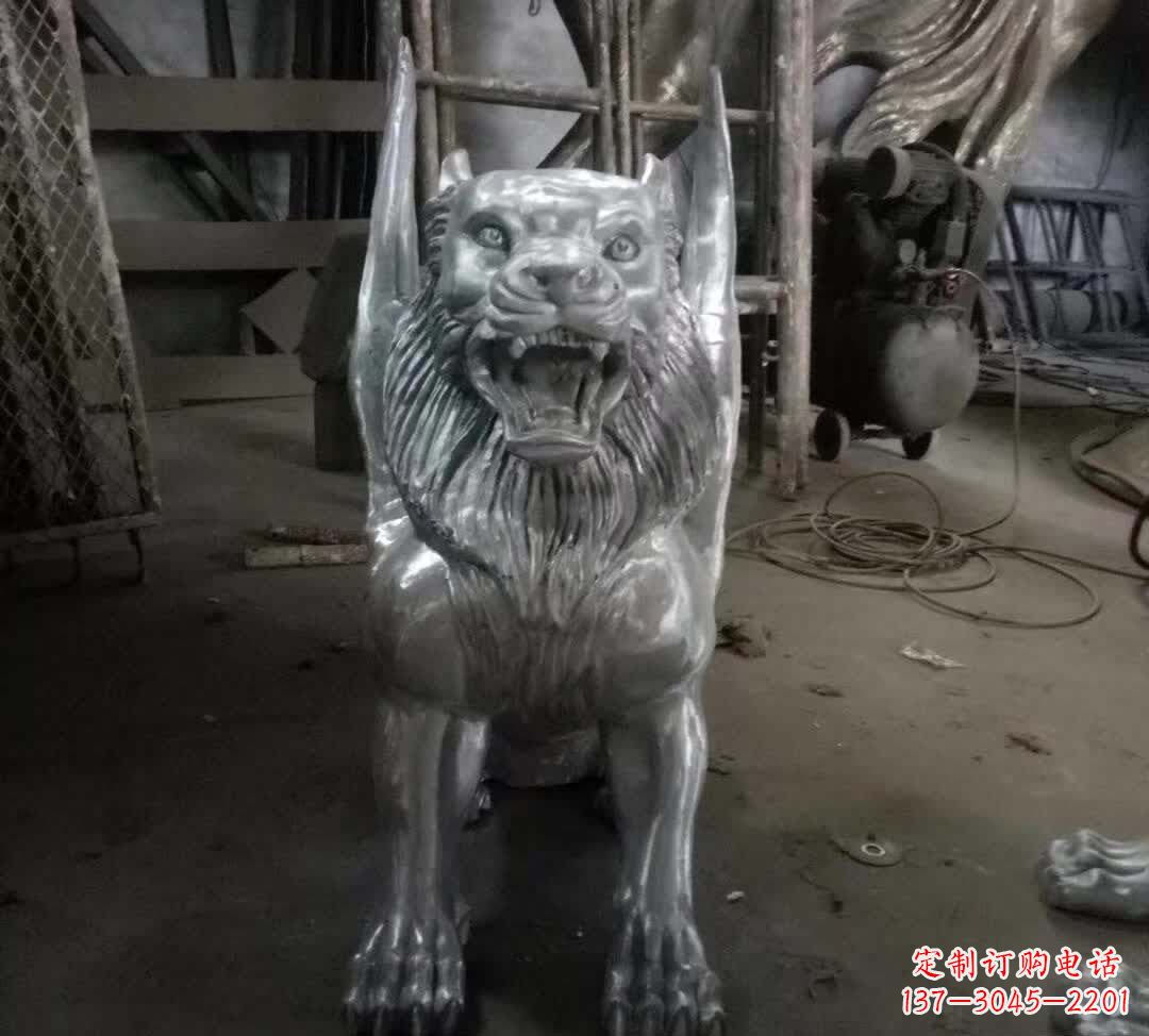 泸州不锈钢老虎雕塑经典的艺术品