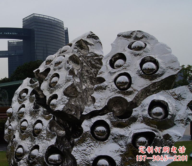 泸州不锈钢莲蓬雕塑精美绝伦