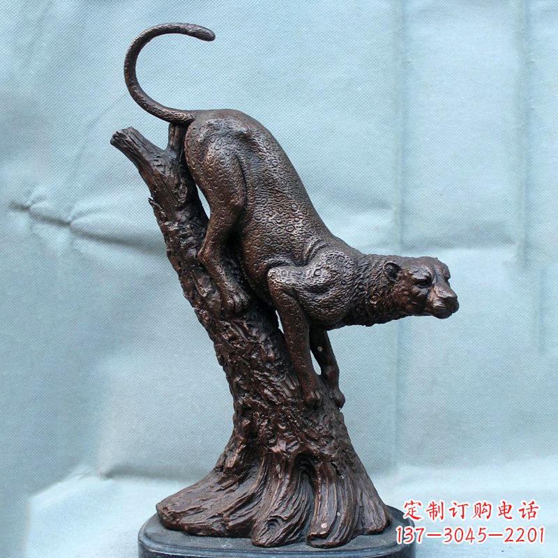 泸州不锈钢猎豹雕塑经典之美