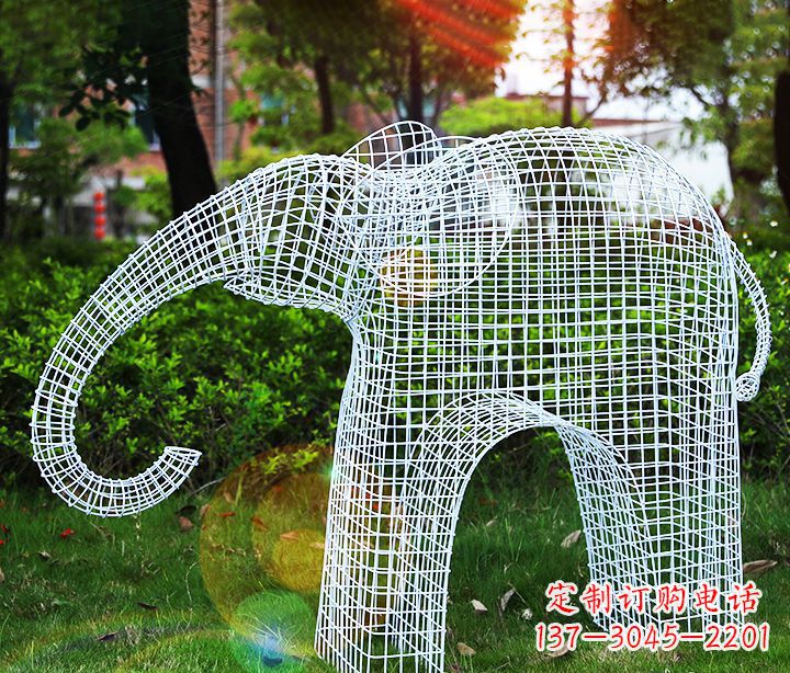 泸州不锈钢大象雕塑给城市带来美丽的艺术