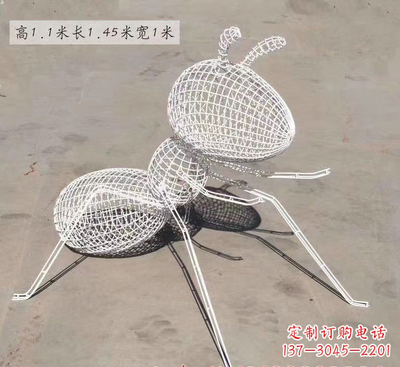 泸州不锈钢镂空蚂蚁雕塑