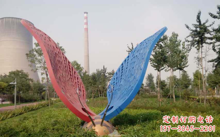泸州不锈钢镂空七星瓢虫雕塑