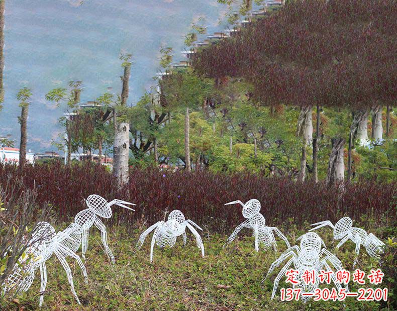 泸州不锈钢蚂蚁镂空雕塑艺术与自然的完美结合